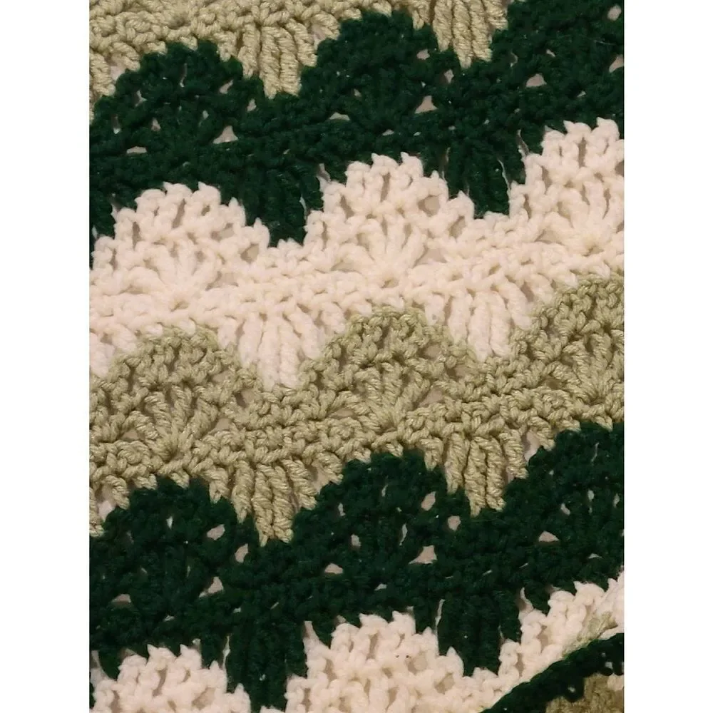 Handmade vintage afghan